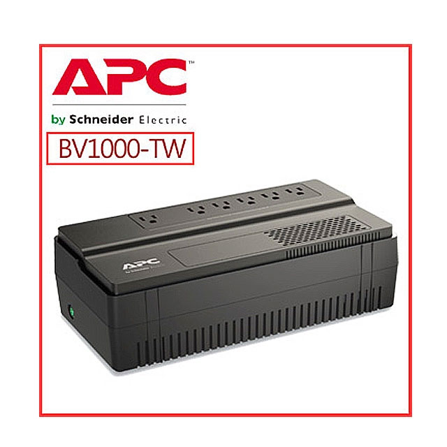 APC Easy UPS 在線互動 1000VA 600W BV1000 TW PChome 24h購物