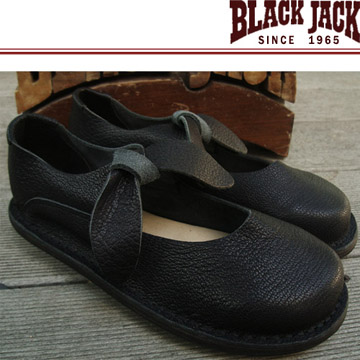 Black Jack 黑傑克足跡舒適鞋 小耳朵款氣墊鞋黑色小羊原皮 Pchome 24h購物