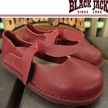 Black Jack 黑傑克足跡舒適鞋 小耳朵款氣墊鞋棗紅色小羊原皮 Pchome 24h購物