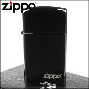 Zippo 美系 Ebony 防刮塗料烏黑鏡面打火機 窄版 Pchome 24h購物