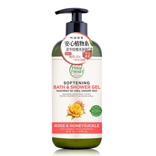 沛特斯 忍冬玫瑰水嫩沐浴乳 16oz 475ml Pchome 24h購物