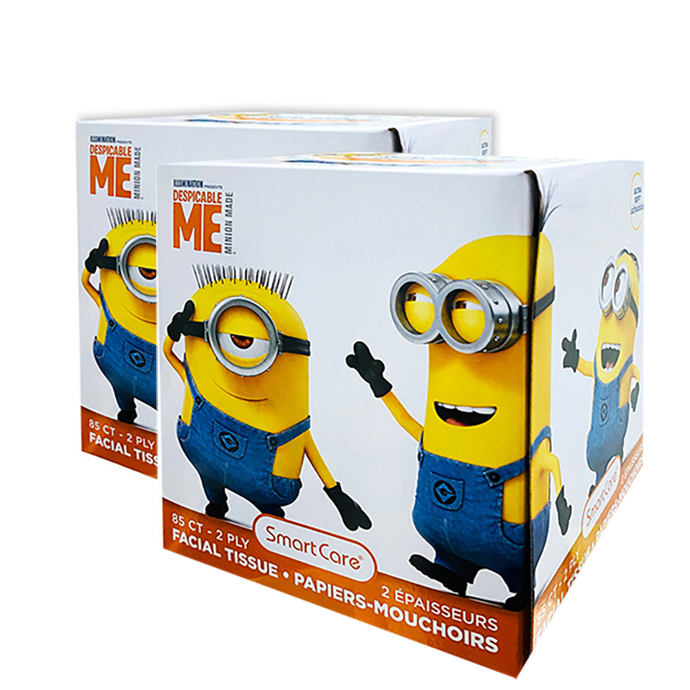 超級2入minions超可愛兵兵盒裝面紙85抽 Pchome 24h購物
