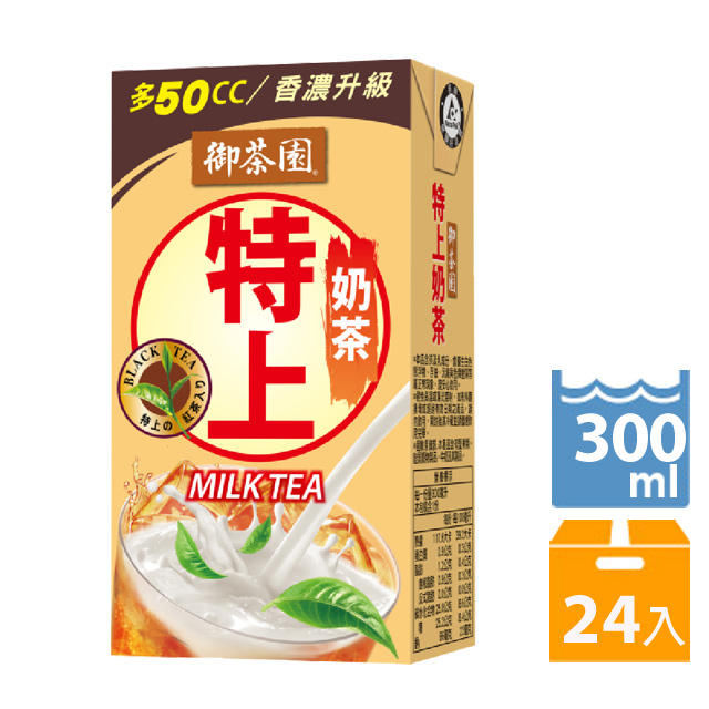 御茶園 特上奶茶300ml(24入/箱) - PChome 24h購物