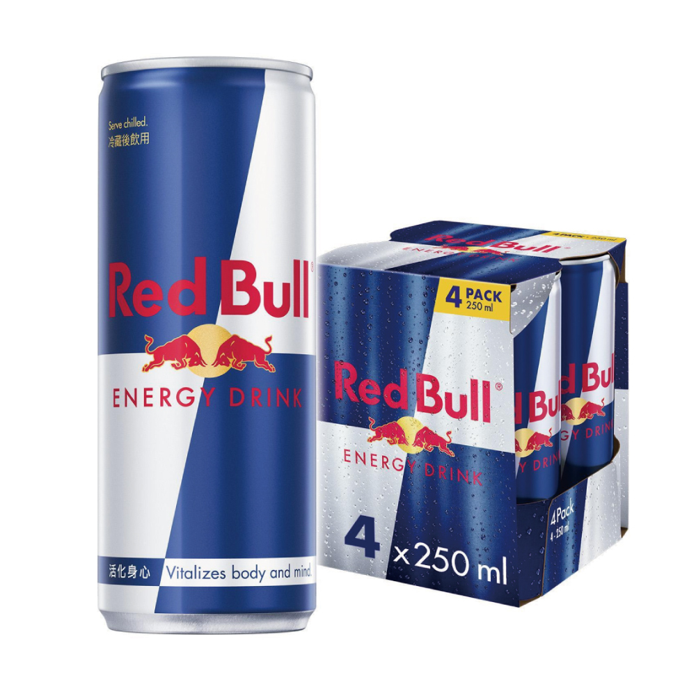 Red Bull 紅牛能量飲料250ml 4入組 Pchome 24h購物