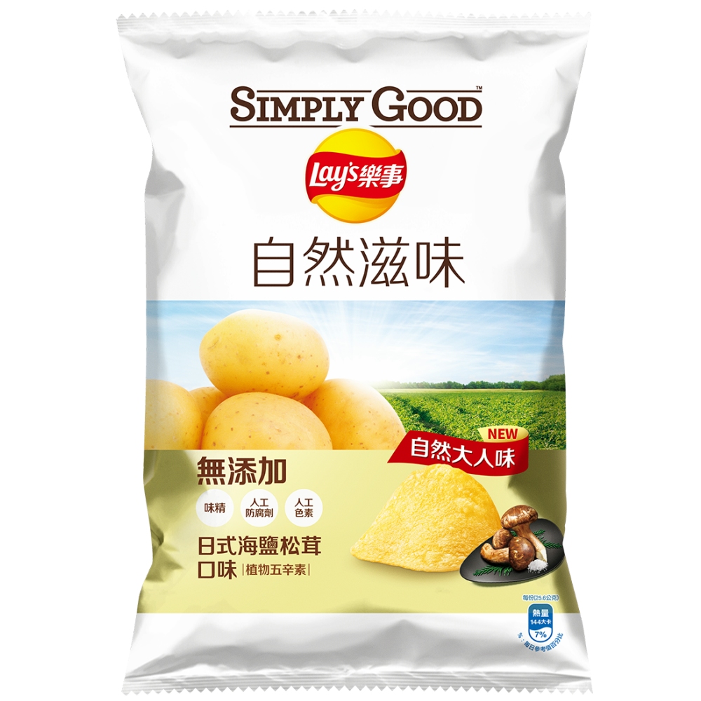 Simply Good 樂事日式海鹽松茸口味77g 包 Pchome 24h購物