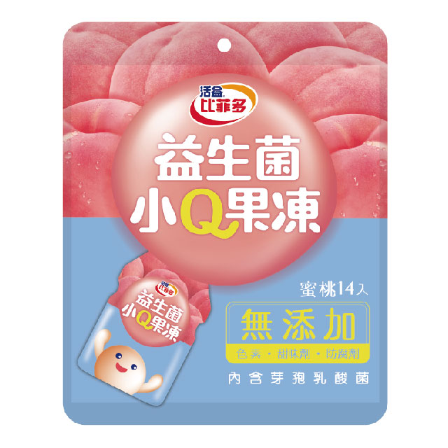 比菲多小q果凍 蜜桃 280gx2包 Pchome 24h購物