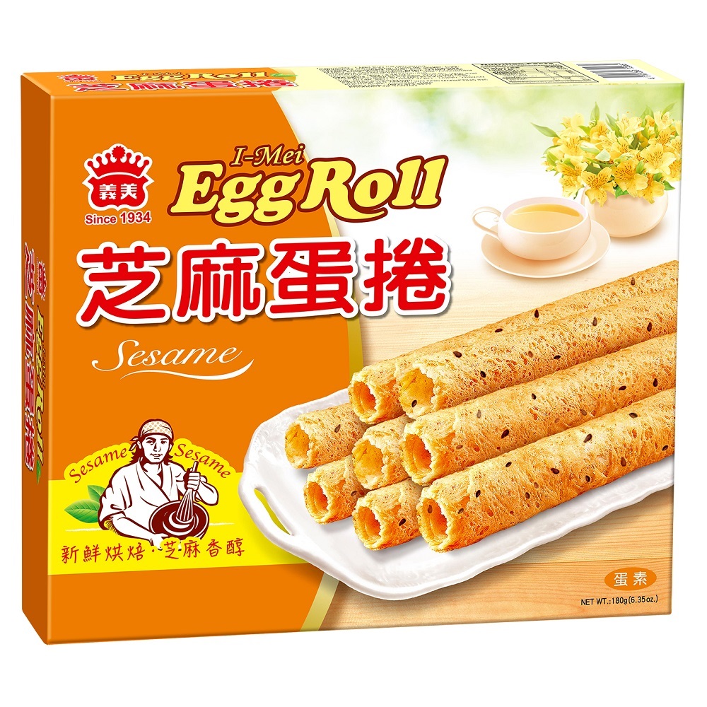 義美芝麻蛋卷180g Pchome 24h購物