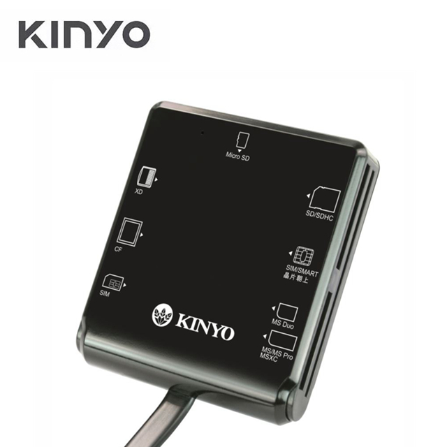 Kinyo 網路報稅atm晶片ic讀卡機micro Sd 記憶卡相機sd卡多合一晶片讀卡機 Pchome 24h購物