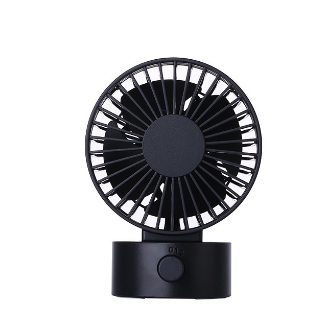 雙風葉風扇桌上型usb供電無印風迷你usb桌上型小風扇靜音便攜式學生宿舍辦公室桌面電風扇 黑 Pchome 24h購物