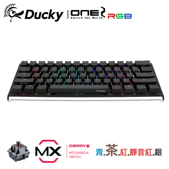 Ducky One 2 Mini Rgb 機械式鍵盤茶軸英文rgb 黑色pbt二色 Pchome 24h購物