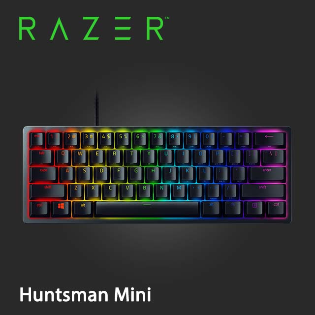 Razer 獵魂光蛛mini 機械式鍵盤 英文 紅軸 Pchome 24h購物