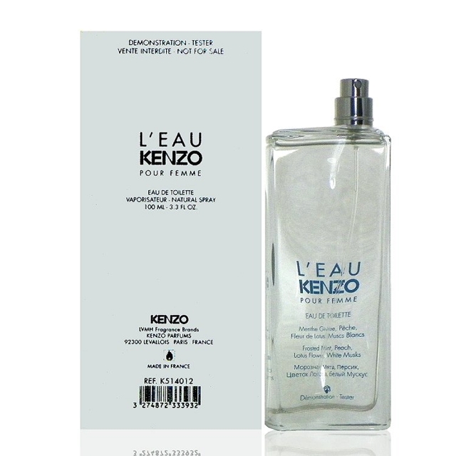 Kenzo 水之戀淡香水100ml Test 包裝 Pchome 24h購物