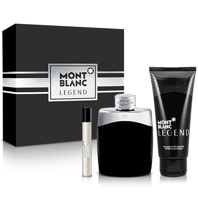 Montblanc 萬寶龍傳奇經典男性淡香水禮盒 淡香水100ml 香水筆7 5ml 鬍後乳100ml Pchome 24h購物