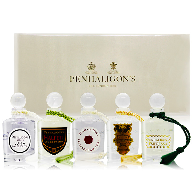 Penhaligons 潘海利根女性香水禮盒5入組 5mlx5 國際航空版伊莉莎白玫瑰月亮女神 Pchome 24h購物