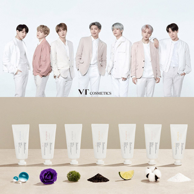 Vt X Bts 防彈少年團聯名護手霜 50ml X 7支 盒 Pchome 24h購物