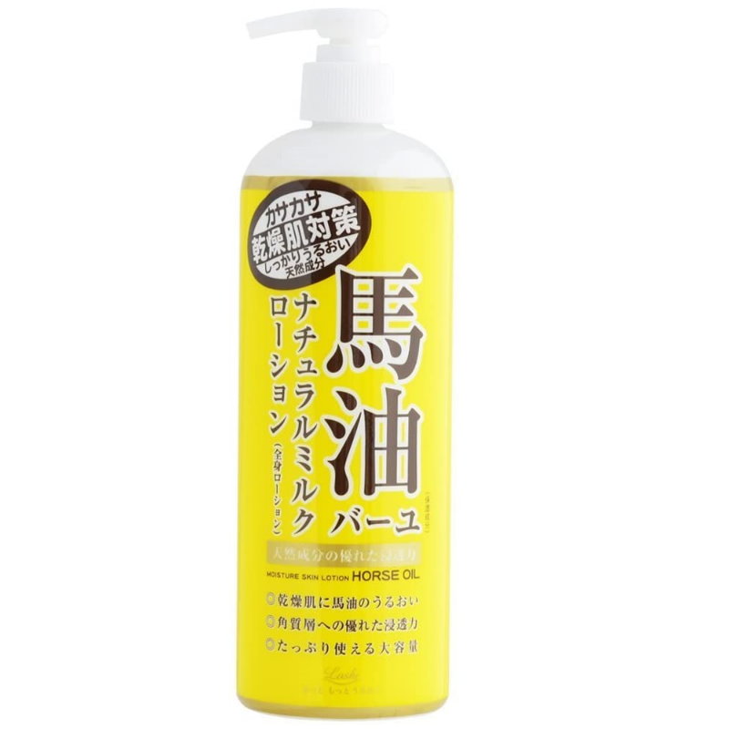 日本loshi 保水潤澤馬油乳液485ml Pchome 24h購物