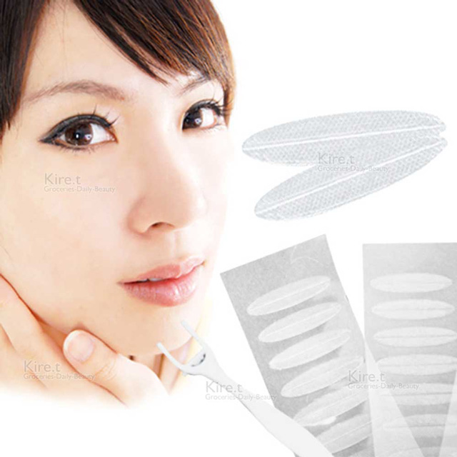 超隱形雙眼皮貼寬版3mm霧面不反光自然透明款 贈y型棒 Pchome 24h購物