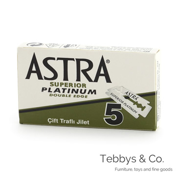俄羅斯Astra Superior Platinum極致白金版雙面安全刮鬍刀片5盒