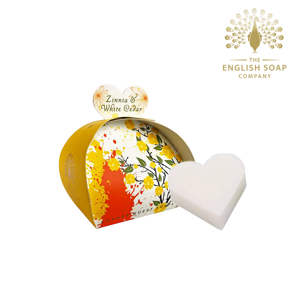 The English Soap Company 雪松百日草zinnia White Cedar 60g 乳木果油植萃香氛皂 Pchome 24h購物