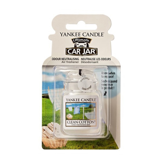 Yankee Candle 車用 室內芳香劑吊飾清爽棉clean Cotton Pchome 24h購物