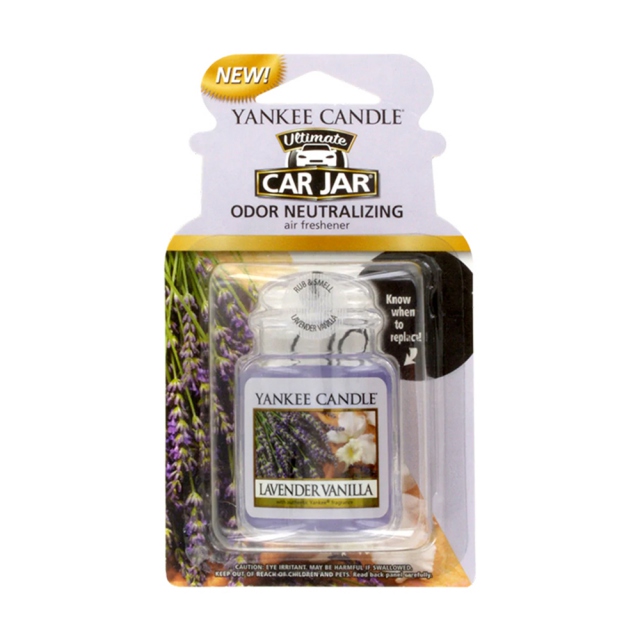 Yankee Candle 車用 室內芳香劑吊飾薰衣草香草lavender Vanilla Pchome 24h購物