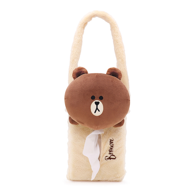 Garmma Line Friends 可掛式面紙盒熊大 Pchome 24h購物