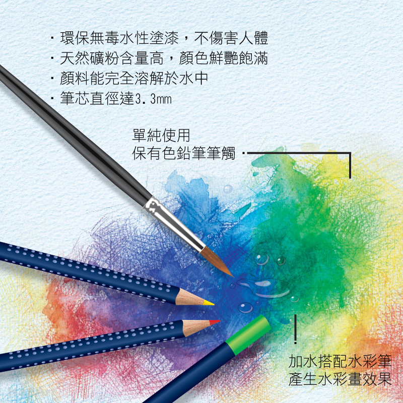 Faber-Castell 創意工坊水彩色鉛筆24色- PChome 24h購物