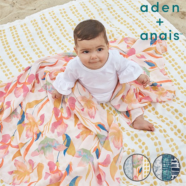 Aden Anais 竹纖維多功能包巾3入 2款 Pchome 24h購物