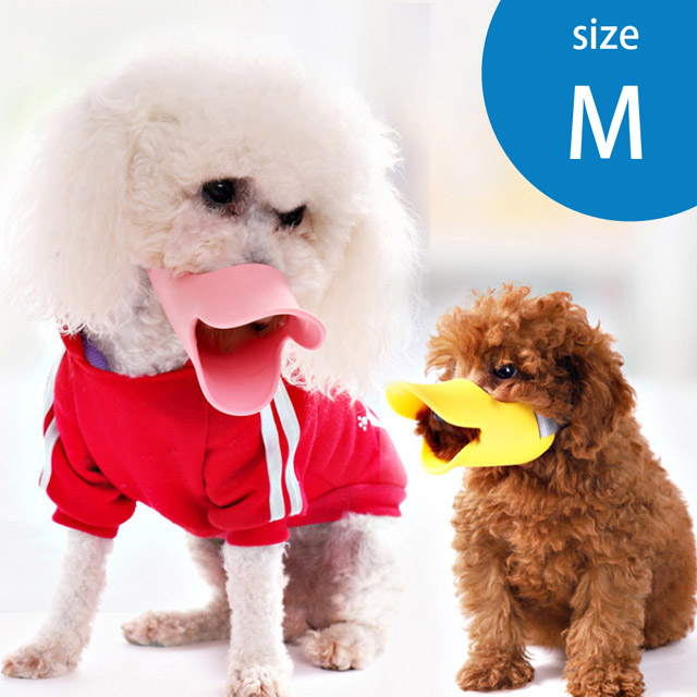 艾寵樂日本熱銷天然無毒創意小鴨寵物嘴套防咬止吠口罩小型犬止吠器乖狗狗嘴套狗口罩m號 Pchome