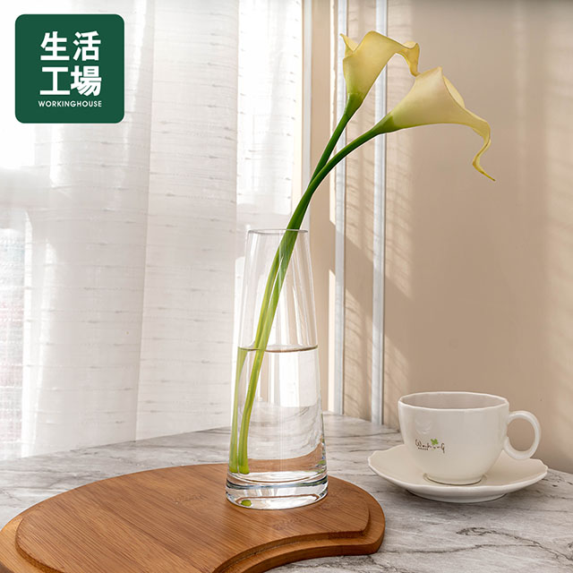 Clear 縮口花瓶h19cm Pchome 24h購物