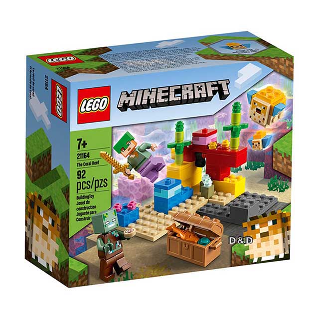 樂高積木lego Lt 2101 Minecraft 系列 The Coral Reef Pchome 24h購物