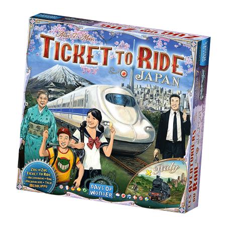 鐵道任務地圖擴充 日本 義大利桌遊 英文版 Ticket To Ride Map Collection Japan Italy Pchome 24h購物