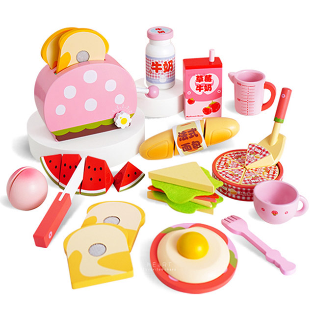 KTOY】西式早餐扮家家酒木製玩具組- PChome 24h購物