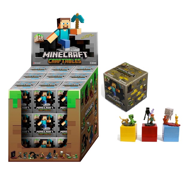 Minecraft 當個創世神麥塊角色公仔情境盒玩一中盒27入 Pchome 24h購物