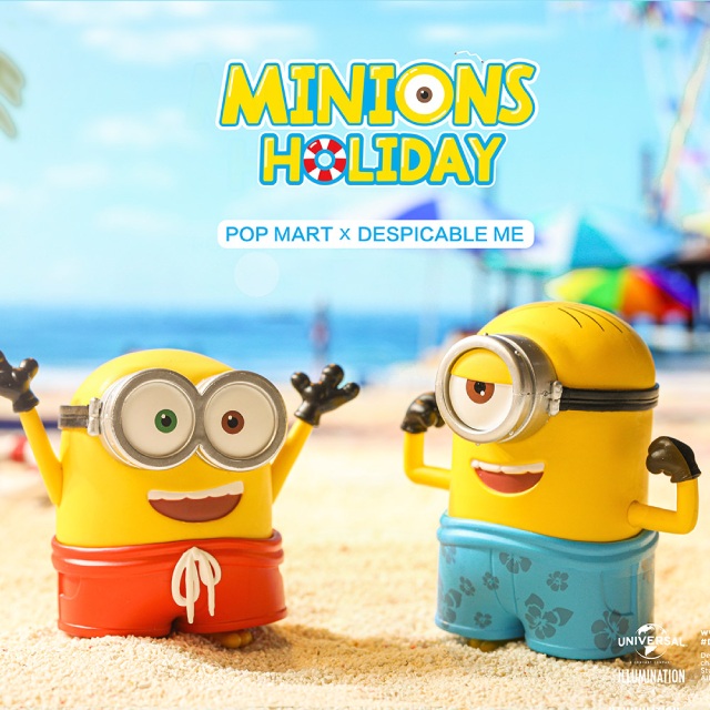 Minions 小小兵海灘度假系列公仔盒玩 12入盒裝 Pchome 24h購物