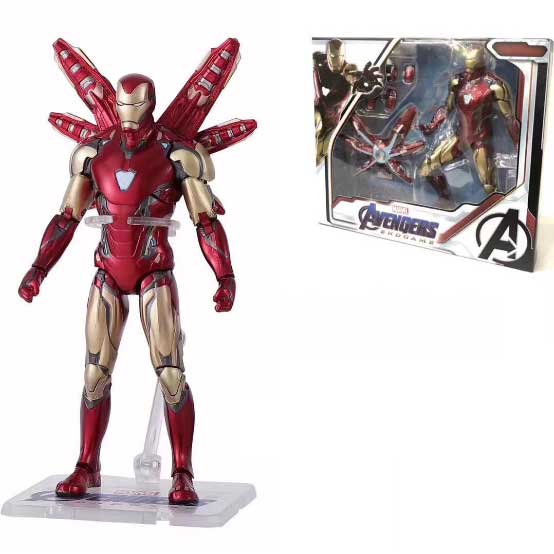 漫威系列7吋超可動人偶支架鋼鐵人mk85 Pchome 24h購物