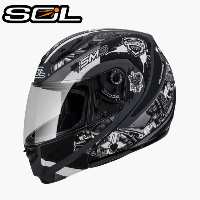 Sol Sm 3 惡天使可掀可樂帽全罩式安全帽消光灰 銀 內襯全可拆 Pchome 24h購物 Sol Sm 3 惡天使可掀可樂帽全罩式安全帽消光灰 銀 內襯全可拆 Pchome 24h購物