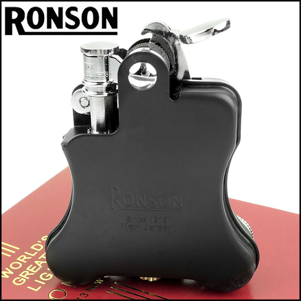 Ronson Banjo系列 煤油打火機 消光黑款 Pchome 24h購物