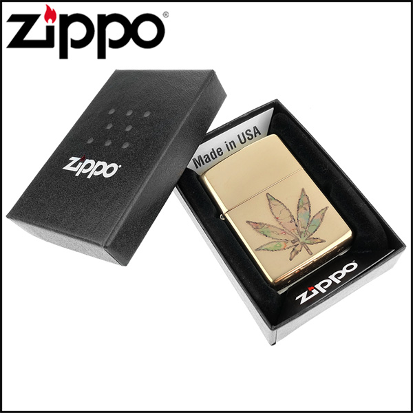 Zippo 美系 Pot Leaf Fusion 大麻葉圖案打火機 Pchome 24h購物