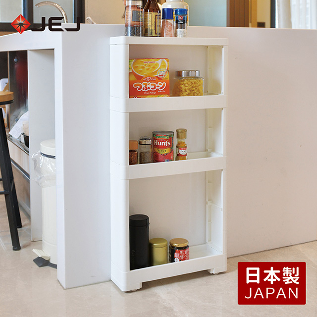 Nicegoods 日本製jej移動式收納置物隙縫架 12cm寬 Pchome 24h購物