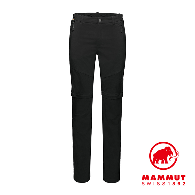 Mammut 長毛象 Hiking Zip Off Pants Men 經典健行兩截式長褲黑色男款 1022 Pchome 24h購物