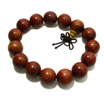 古緣居 天然緬甸花梨木佛珠手串 15mm Pchome 24h購物