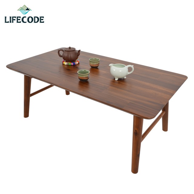 Lifecode 相思木實木折疊桌90x50x35cm Pchome 24h購物