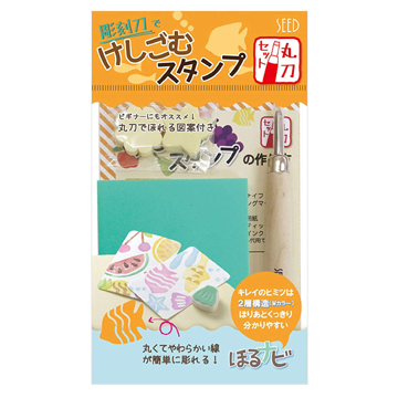 日本seed 可雕刻趣味印章組kh Hnc M 丸刀 Pchome 24h購物