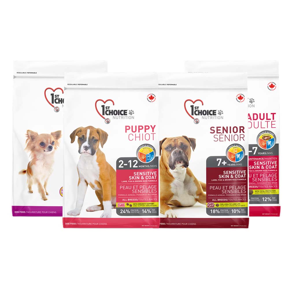 1st Choice瑪丁第一優鮮寵物健康食譜 低過敏犬糧 羊肉 鯡魚 糙米 骨關節 配方7kg 15 4lb Pchome 24h購物