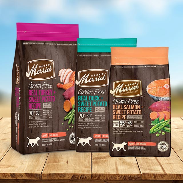 美國merrick 奇跡無穀犬飼料 幼犬 火雞肉 鴨肉 雞肉 羊肉 鮭魚 六種口味可選 4lb Pchome 24h購物