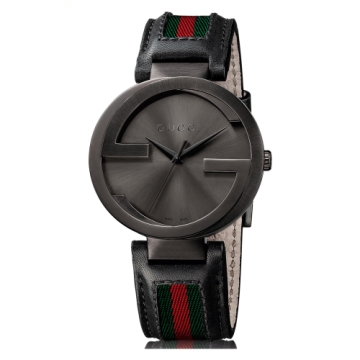 Gucci Interlocking G 雙g低調時尚皮帶腕錶 黑 32mm 1336 Pchome 24h購物