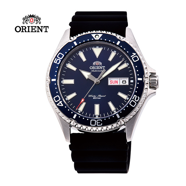 Orient 東方錶water Resistant系列0m潛水錶膠帶款藍色ra 0006l 41 8 Mm Pchome 24h購物