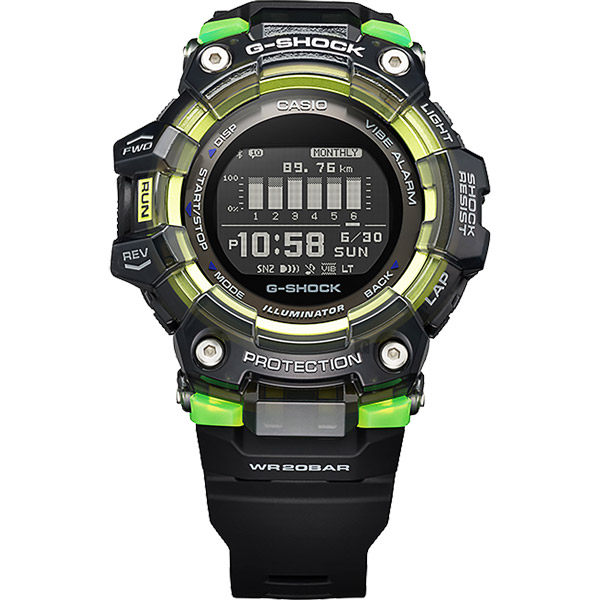 Casio 卡西歐g Shock 多功能運動藍芽電子錶 黑gbd 100sm 1 Pchome 24h購物