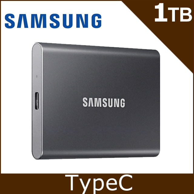 Samsung 三星t7 1tb Usb 3 2 Gen 2移動固態硬碟深空灰 Mu Pc1t0t Ww Pchome 24h購物
